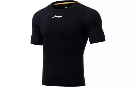 Фитнес-серия Фитнес-одежда Мужская черная Lining, черный