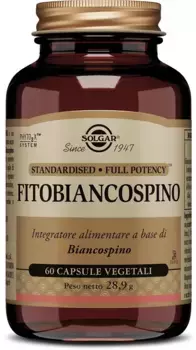 Фитобоярышник 60 таблеток. Solgar