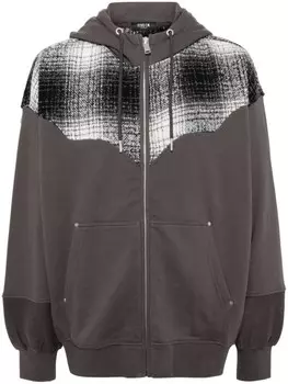 FIVE CM куртка с капюшоном и вставками, серый