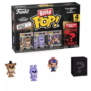 Five Nights at Freddy's bitty 4 упаковки 2,5 см Фредди Бонни Funko Pop!