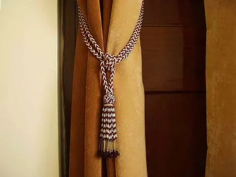 Фиксатор для штор Indian Selections, красный/белый