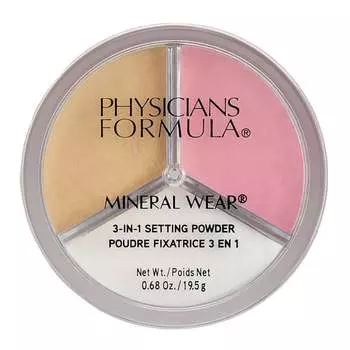 Фиксирующая пудра 3-в-1 фиксирующая пудра 3-в-1 19,5 г Physicians Formula, Mineral Wear