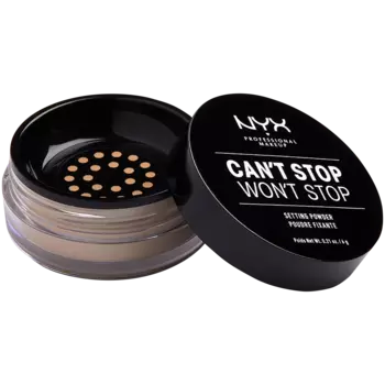 Фиксирующая пудра для лица средняя Nyx Professional Makeup Can'T Stop Won'T Stop, 6 гр