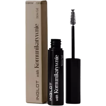 Фиксирующий гель для бровей держи крепче Inglot With Komunikatywnie, 4 мл