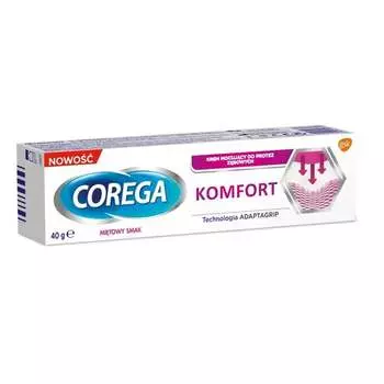 Фиксирующий крем для зубных протезов Комфорт, 40 г Corega