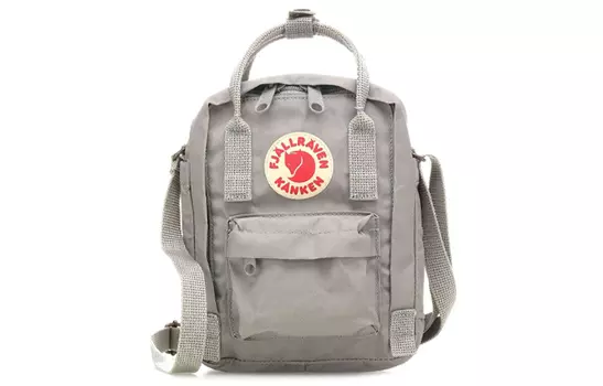 Fjallraven Сумка Kanken 2,5 л, сумка через плечо, сумка для активного отдыха, полиэстер, светло-серый, унисекс