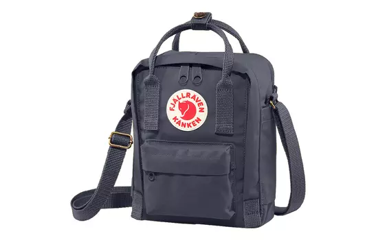 Fjallraven Виниловый рюкзак, сумка через плечо, сумка через плечо, сумка-мессенджер унисекс, графитово-черный