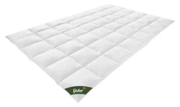 Fjdur пуховое одеяло средней теплоты комфорта 135х200см "fjdur Florian" 60% пух 100% хлопок Otto Keller