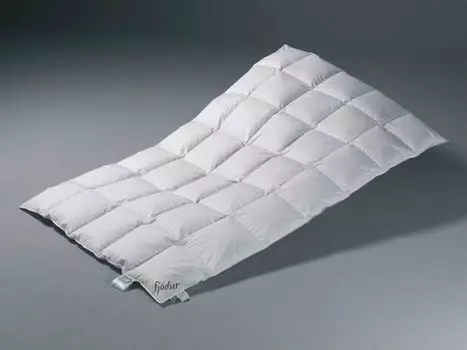 Fjdur Warm Basic пуховое одеяло 135х200см "fjdur Farina" 70% перо 100% хлопок Otto Keller