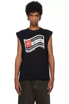 Флаг безрукавка топ Kijun, черный