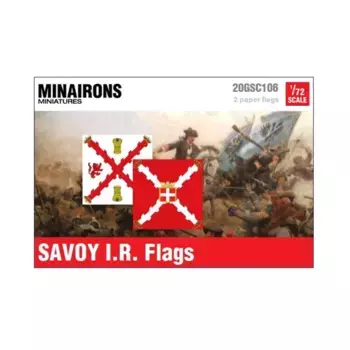 Флаги Савойи ИК, War of Spanish Succession - Decals & Flags (1:72)