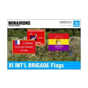 Флаги XI интернациональной бригады, Spanish Civil War - Decals & Flags (1:56)