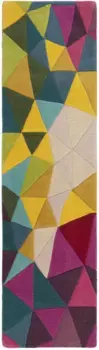 FLAIR RUGS дорожка "Falmouth", прямоугольная, 100% шерсть, из натурального волокна, красочная, современная, ковровая дорожка 60х230 см, цвет multi
