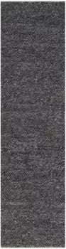 FLAIR RUGS дорожка "Minerals", прямоугольная, ковер из смесовой шерсти, узор с узлами, в крапинку 60х230 см, темно-серый