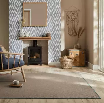 FLAIR RUGS Ковер "Jute Diamond", прямоугольный, джутовый ковер 60х800 см, синий