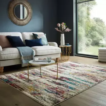 FLAIR RUGS Ковер "Refraction", прямоугольный, абстрактный ковер 66х230 см, цвет bunt