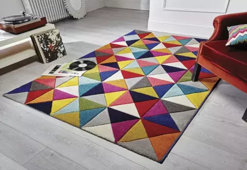 FLAIR RUGS ковер "САМБА", ручная резьба 160 см, цвет bunt