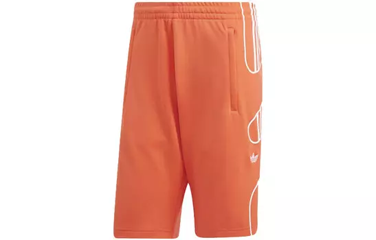 FLAMES повседневные шорты мужские оранжевые Adidas Originals, оранжевый