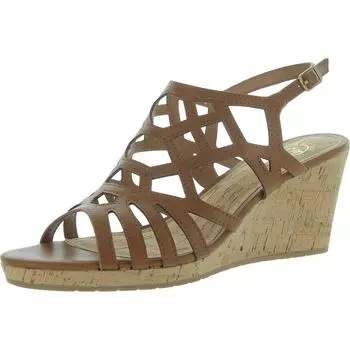 Flaming женские босоножки на танкетке с открытой пяткой White Mountain, цвет dark tan