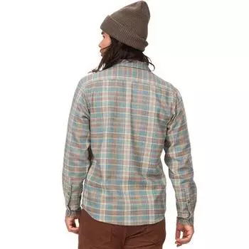 Фланель среднего веса Fairfax Heathered мужская Marmot, темно-голубой