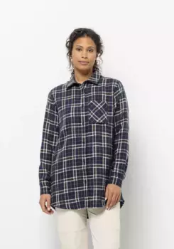 Фланелевая блузка Jack Wolfskin "MORGENLUFT SHIRT W", синий
