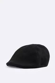Фланелевая кепка ZARA, черный