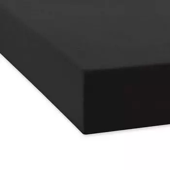 Фланелевая коробочка Dream Sleep Fine, пружинная простыня 200x200 см, черная Traumschlaf