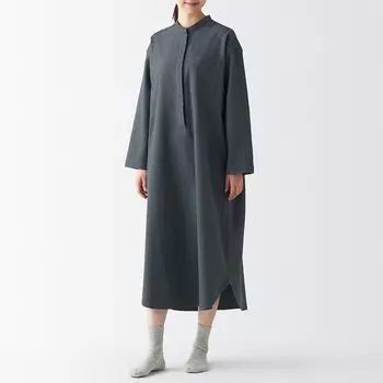 Фланелевая курта MUJI, угольно-серый