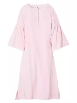 Фланелевая ночная рубашка с серафиной Petite Plume, розовый
