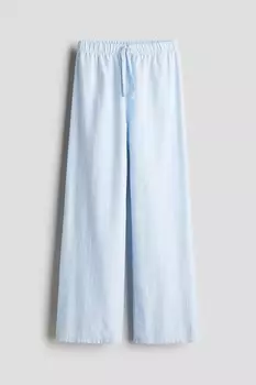 Фланелевая пижама H&M, голубой