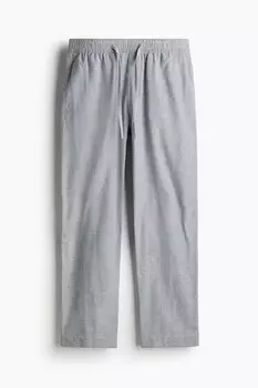 Фланелевая пижама H&M, серый