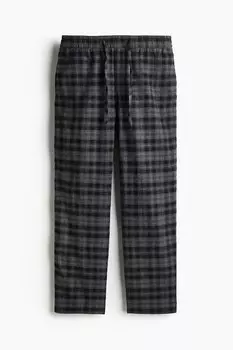 Фланелевая пижама H&M, серый