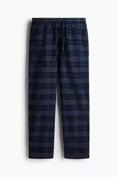 Фланелевая пижама H&M, синий