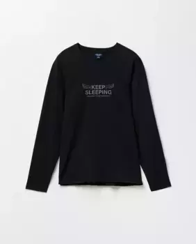 Фланелевая пижама в клетку Sfera, черный