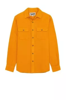 Фланелевая рабочая рубашка Schott, золотой