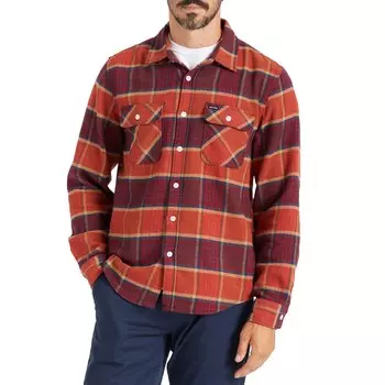 Фланелевая рубашка Brixton Bowery, mohagany