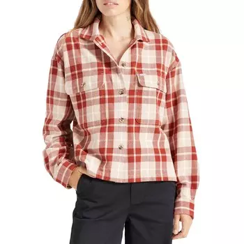 Фланелевая рубашка Brixton Bowery с длинными рукавами, розовый