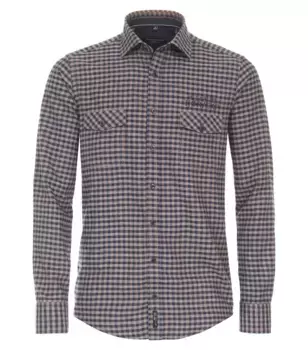 Фланелевая рубашка CASAMODA "Фланелевая рубашка CASAMODA в клетку", синий