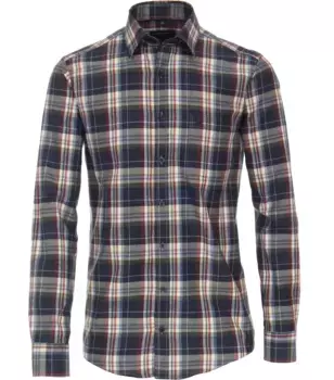 Фланелевая рубашка CASAMODA "Фланелевая рубашка CASAMODA в клетку", синий