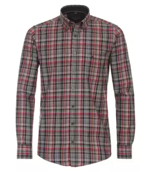 Фланелевая рубашка CASAMODA "Фланелевая рубашка CASAMODA в клетку", красный