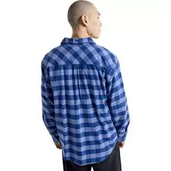 Фланелевая рубашка Favorite с длинными рукавами – мужская Burton, цвет Slate Blue Buffalo Plaid