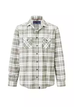 Фланелевая рубашка из чистого хлопка PADDOCK'S, зеленый