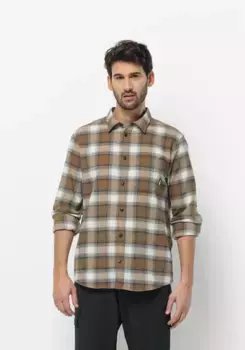 Фланелевая рубашка Jack Wolfskin "HIKING PATH SHIRT M", цвет Chipmunk