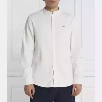 Фланелевая рубашка классического кроя Mao Tommy Hilfiger, белый