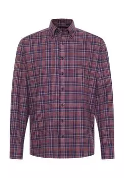 Фланелевая рубашка MODERN FIT ETERNA, цвет Weinrot