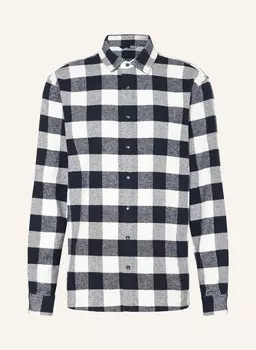 Фланелевая рубашка обычного кроя Juvia, синий