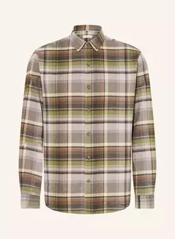 Фланелевая рубашка odin comfort fit PAUL, цвет OLIV/GRAU/SCHWARZ