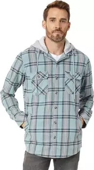 Фланелевая рубашка ранчеро Rip Curl, цвет Dusty Blue