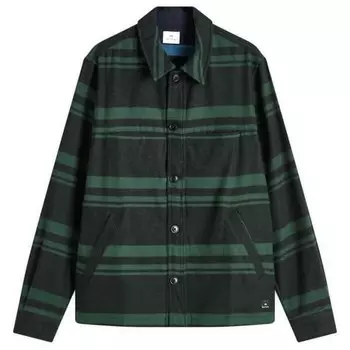 Фланелевая рубашка с длинным рукавом Paul Smith, зеленый