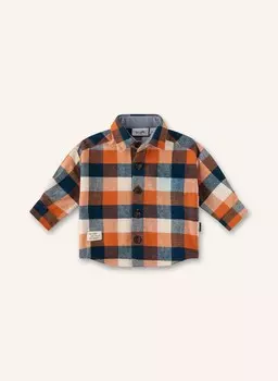 Фланелевая рубашка Sanetta Pure, оранжевый